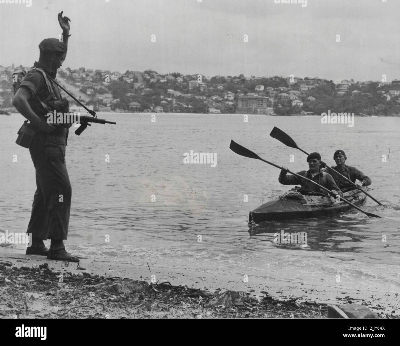 Esercito Australiano - Guerra passata. Ottobre 28, 1952. Foto Stock