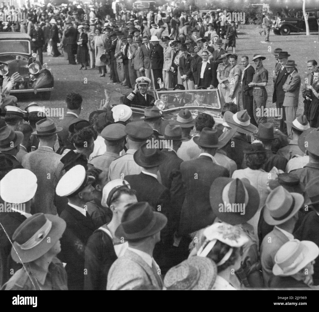 Lord Louis Mountbatten. Aprile 13, 1946. Foto Stock