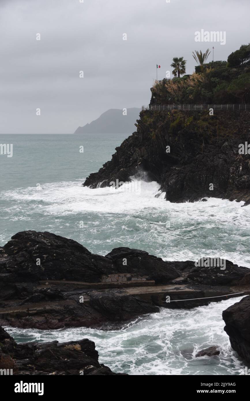 Il mare a Portovenere Foto Stock