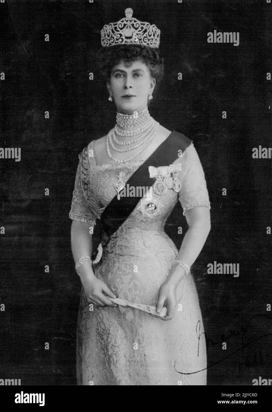Regina Maria nel 1911. Gennaio 03, 1939. Foto Stock