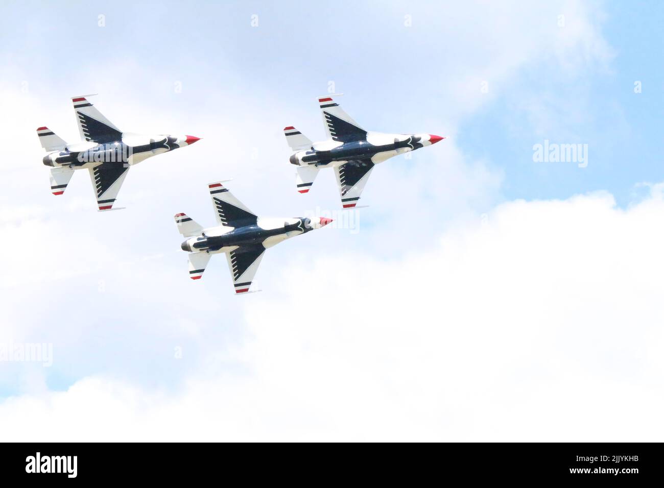 Thunderbirds a uno spettacolo aereo Foto Stock