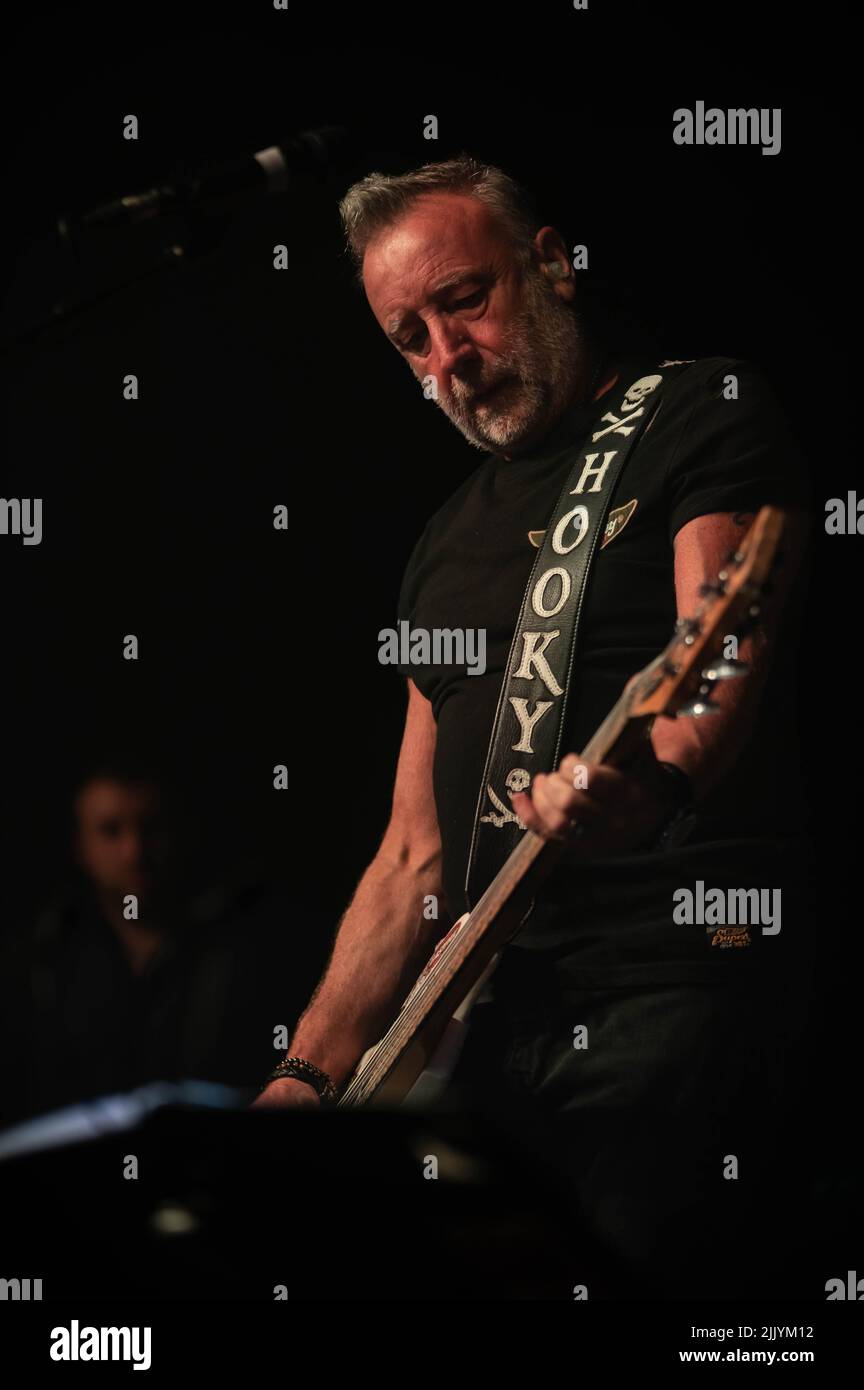 Peter Hook & The Light - Barrowland Glasgow 28th luglio 2022 Credit: Glasgow Green at Winter Time/Alamy Live News Foto Stock