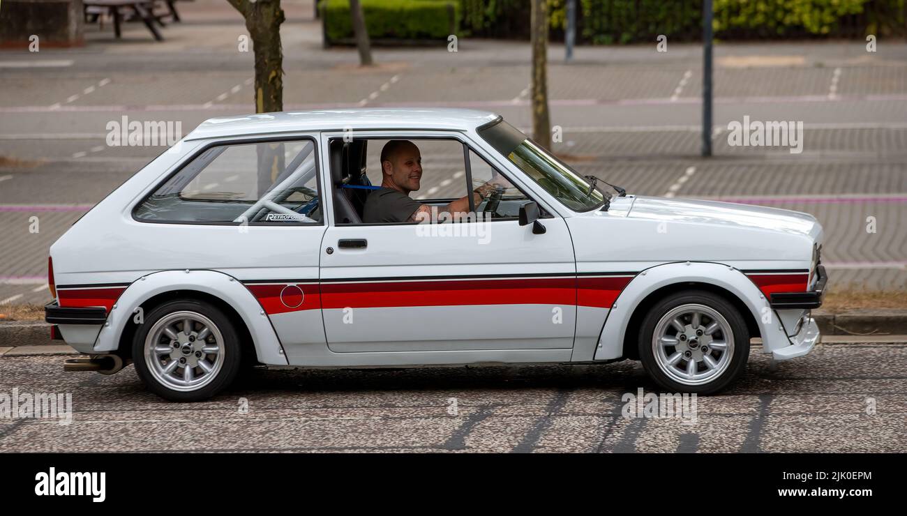 1979 Ford Fiesta bianca Foto Stock