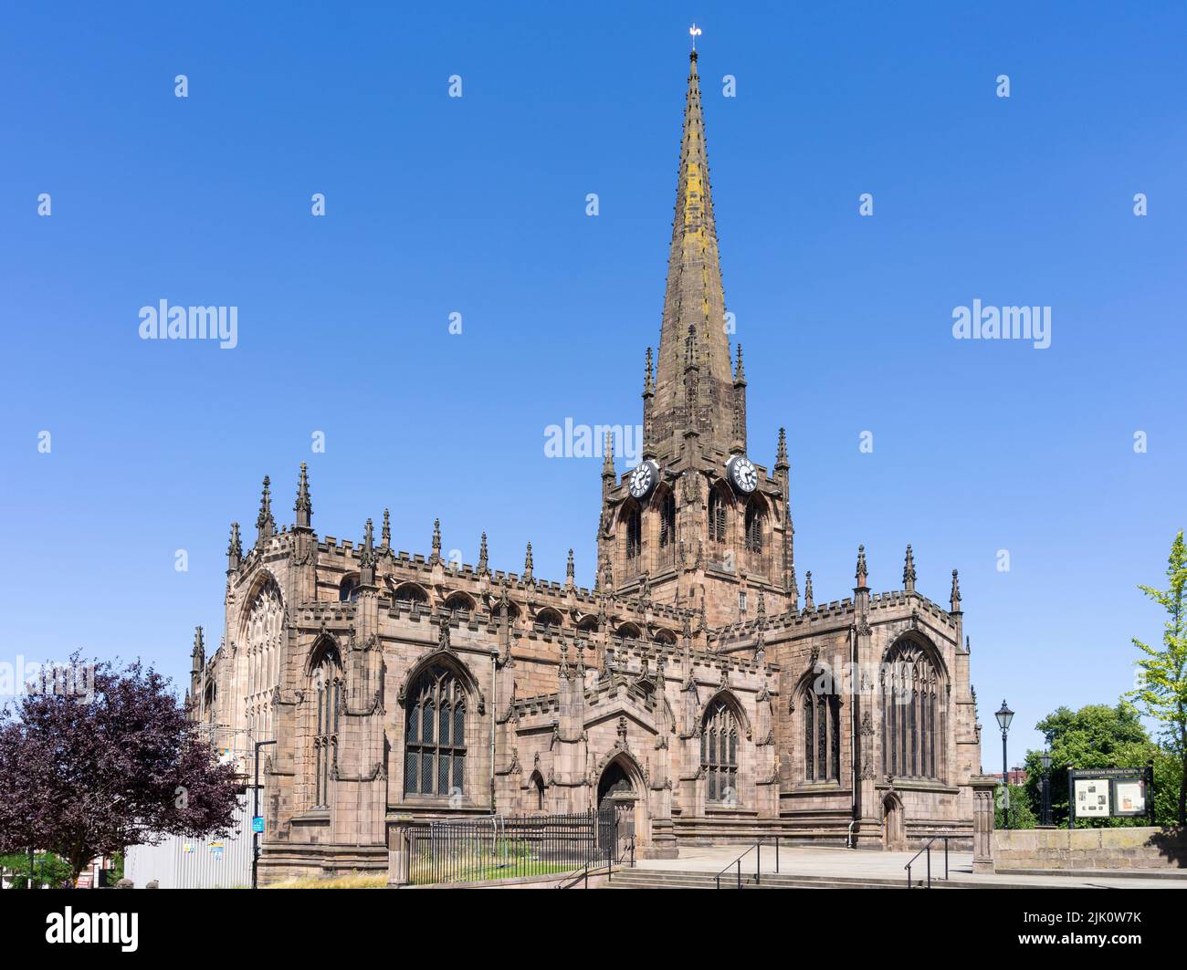Rotherham Minster Rotherham Town Center Rotherham South Yorkshire Inghilterra UK GB Europe Foto Stock