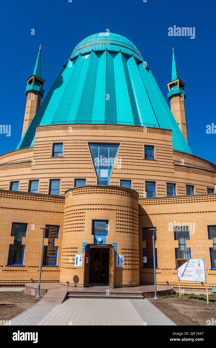 Moschea di Mashkhur Zhusup, Pawlodar, Kazakistan orientale, Asia centrale, Asia Foto Stock