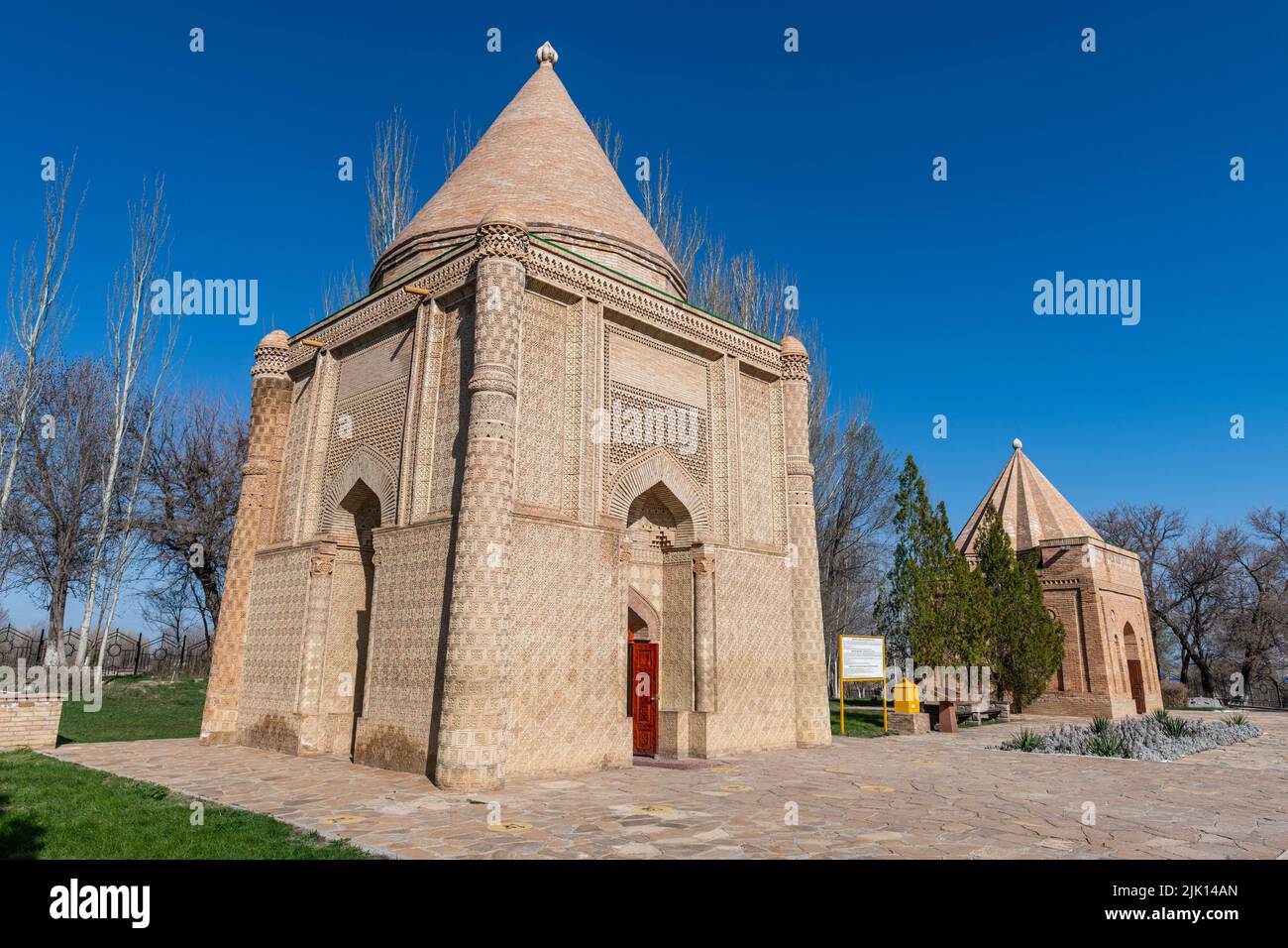 Bibi Aisha Mausoleo, Taraz, Kazakistan, Asia centrale, Asia Foto Stock