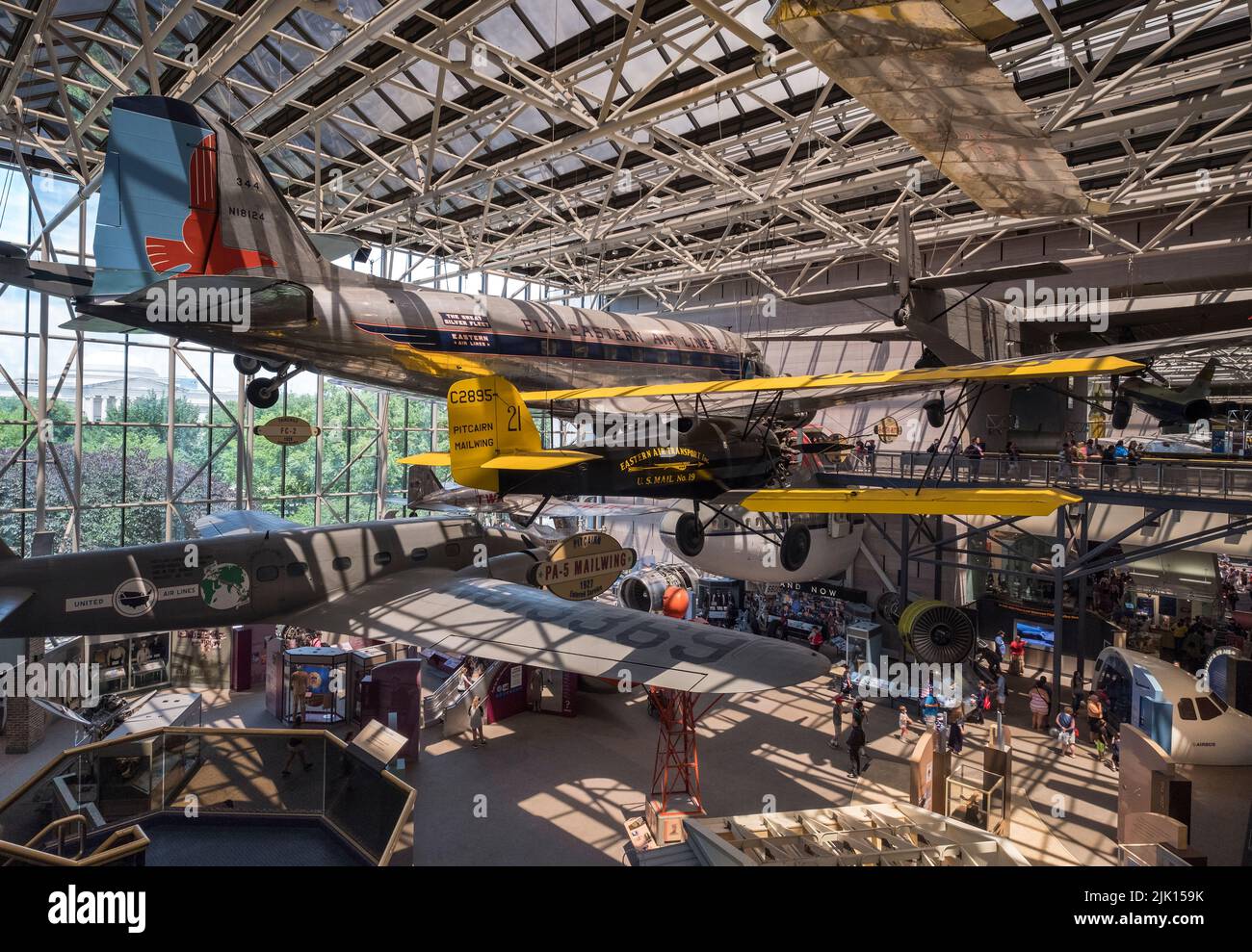 Lo Smithsonian National Air and Space Museum, The Mall, Washington DC, Stati Uniti d'America, Nord America Foto Stock