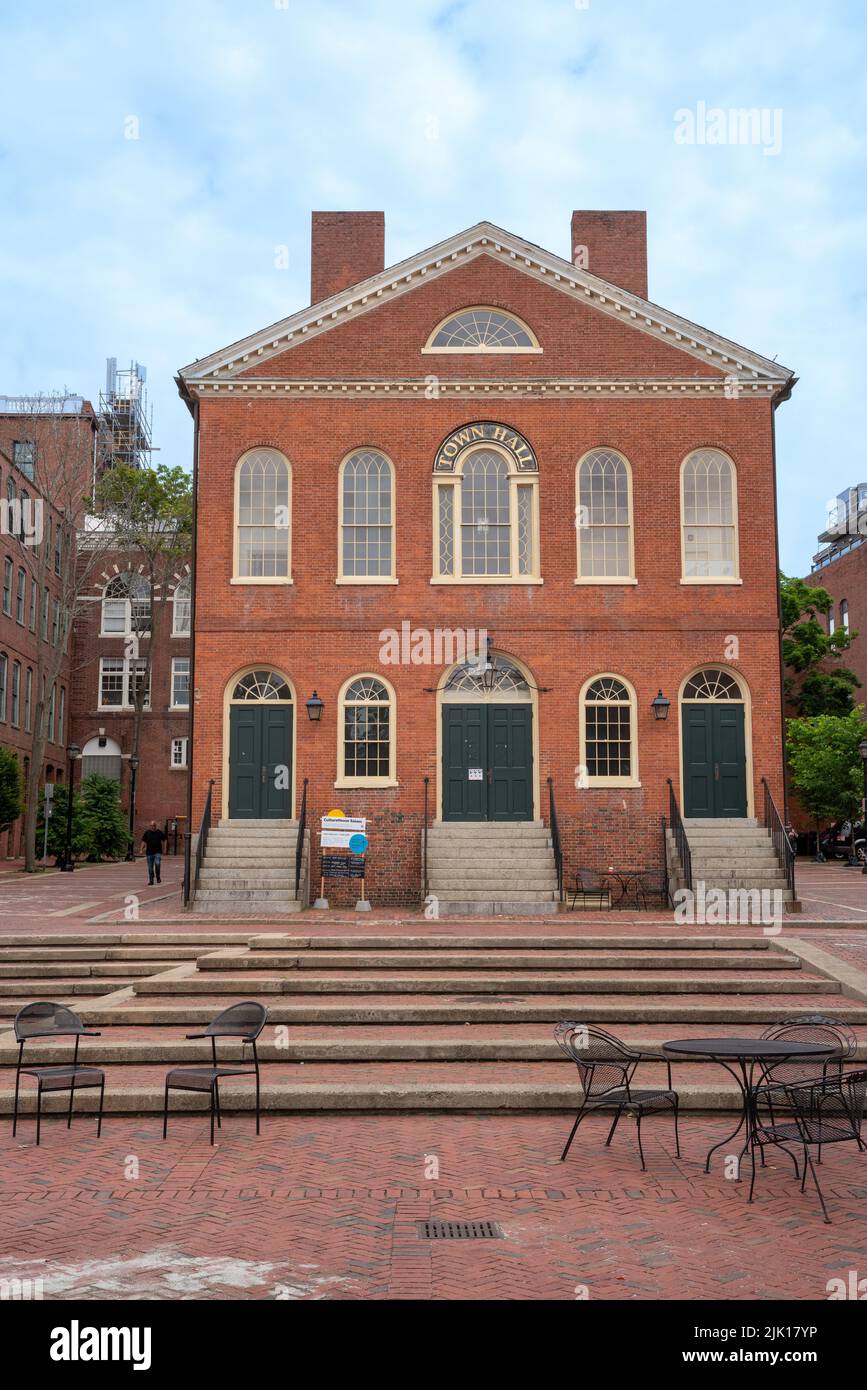 Salem, ma USA - 12 giugno 2022 - Vecchio Municipio di Salem Foto Stock
