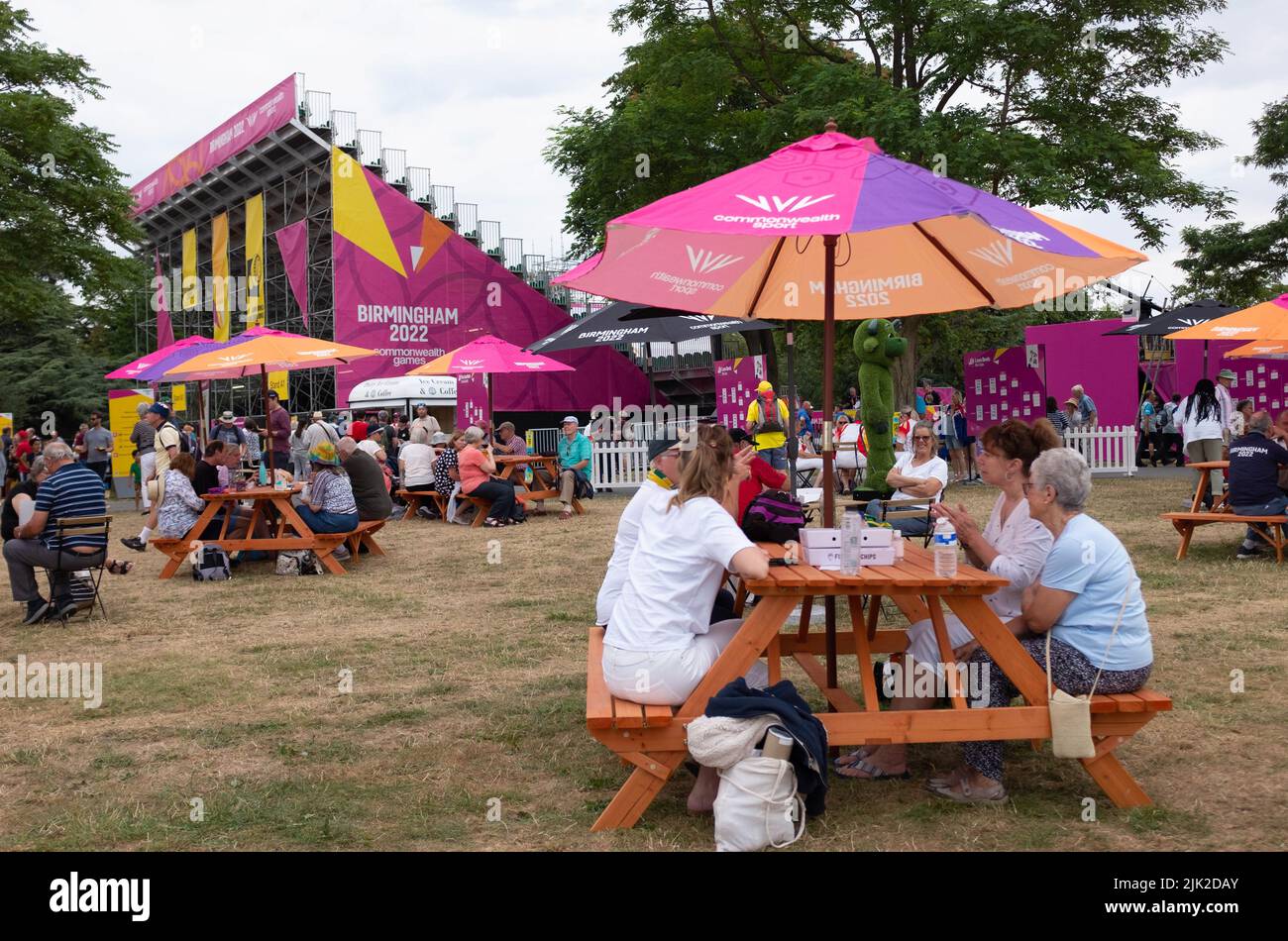 Commonwealth Games 2022, Birmingham Bowls Leamington Spa Foto Stock