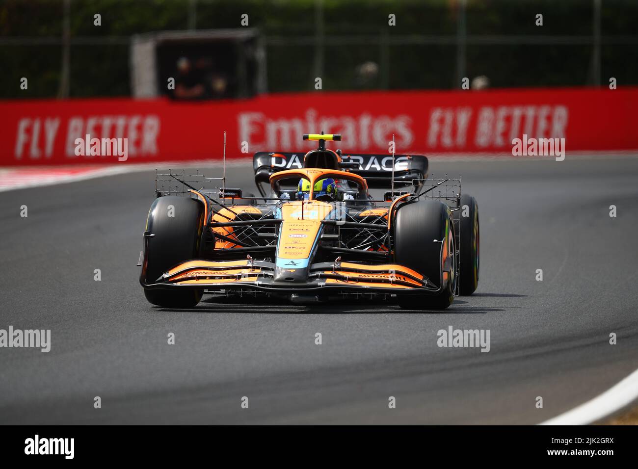 Budapest, Ungheria. 29th luglio 2022. #04 Lando Norris; McLaren Mercedes durante il GP di Ungheria, 28-31 luglio 2022 all'Hungaroring, campionato del mondo di Formula 1 2022. Credit: Ininsidefoto srl/Alamy Live News Foto Stock