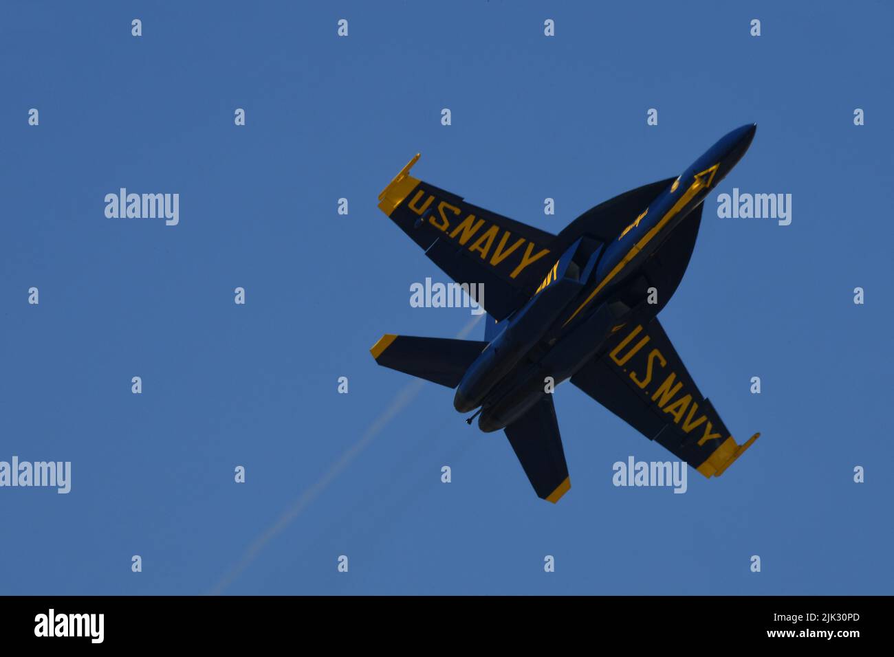 Gli Angeli blu della Marina degli Stati Uniti si esercitano durante l'allenamento invernale al NAF El Centro nella Valle Imperiale della California Foto Stock