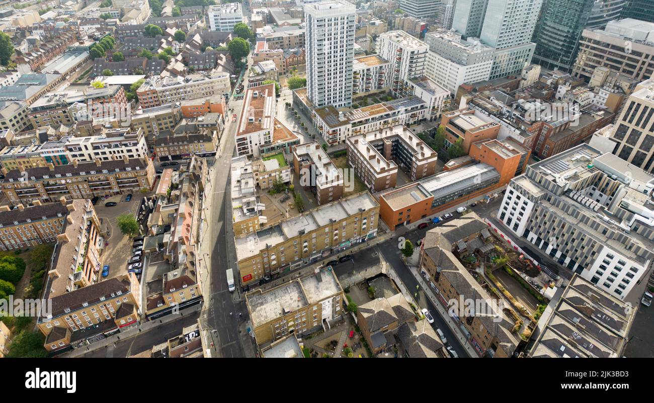 Incrocio tra Wentworth Street e goulston Street, Aldgate, Whitechapel, City of London Foto Stock