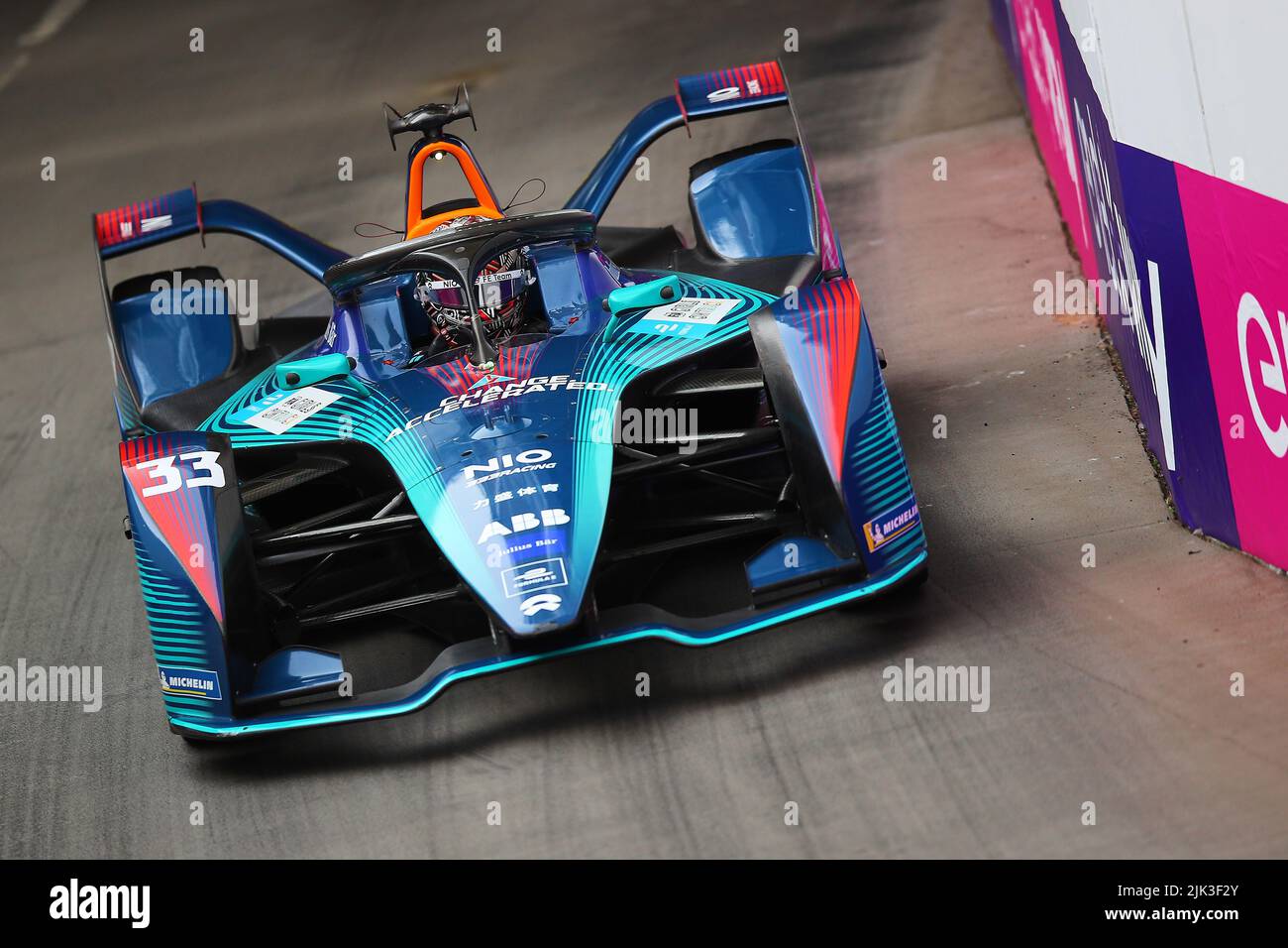 Londra, Regno Unito. 30th luglio 2022. 33 durante l'ePrix di Londra 2022, 9th meeting del Campionato del mondo di Formula e ABB FIA 2021-22, sull'Excel di Londra dal 30 al 31 luglio, a Londra, Regno Unito - Foto Eric Alonso / DPPI Credit: DPPI Media/Alamy Live News Foto Stock