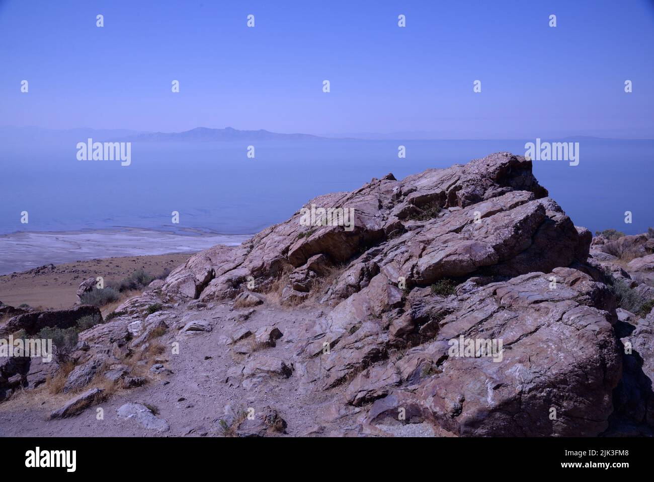 Antelope Island state Park, Utah USA Foto Stock