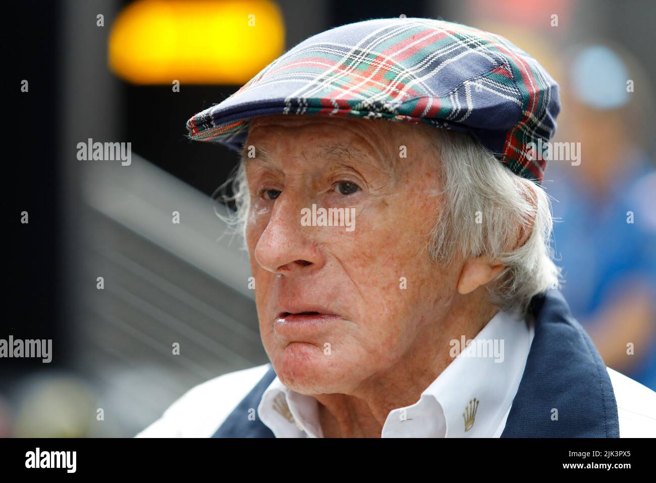 Magyorod, Ungheria. 30 luglio 2022. Formula 1 Gran Premio d'Ungheria a Hungaroring, Ungheria. Nella foto: Sir Jackie Stewart in Formula 1 paddock © Piotr Zajac/Alamy Live News Foto Stock