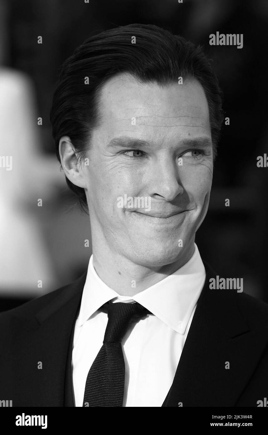 Londra, UK, 2nd maggio 2013: Benedetto Cumberbatch partecipa alla prima britannica di 'Star Trek into Darkness' all'Empire Cinema Foto Stock