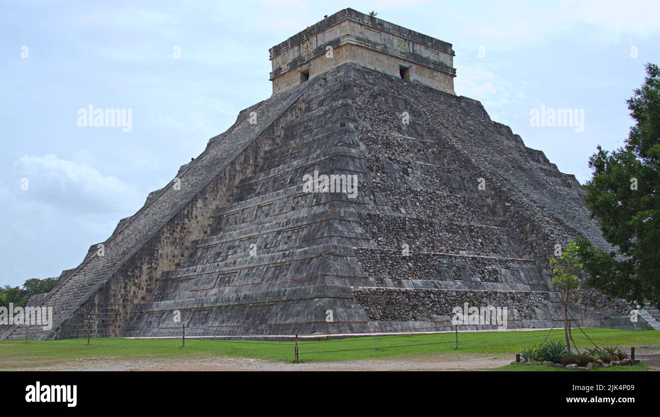 Rovine Maya a Chichen Itza Foto Stock