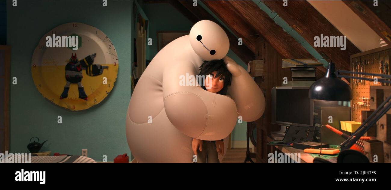 BAYMAX,HAMADA, BIG HERO 6, 2014 Foto Stock