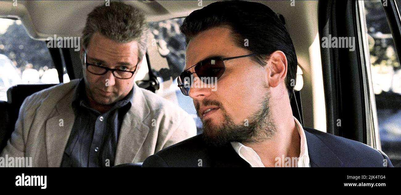 CROWE, DICAPRIO, CORPO DI MENZOGNE, 2008 Foto Stock