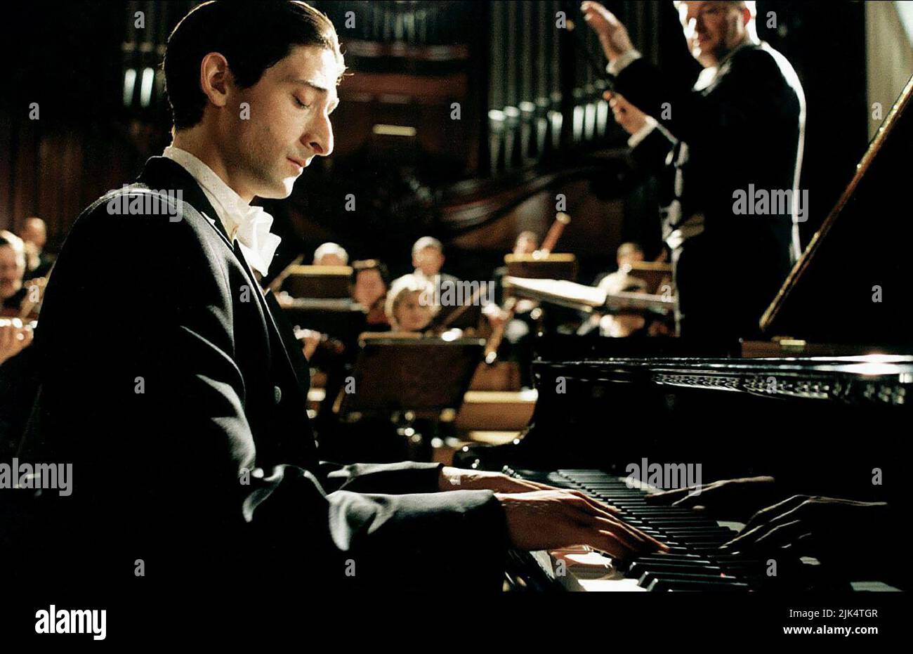 ADRIEN BRODY, pianista, 2002 Foto Stock