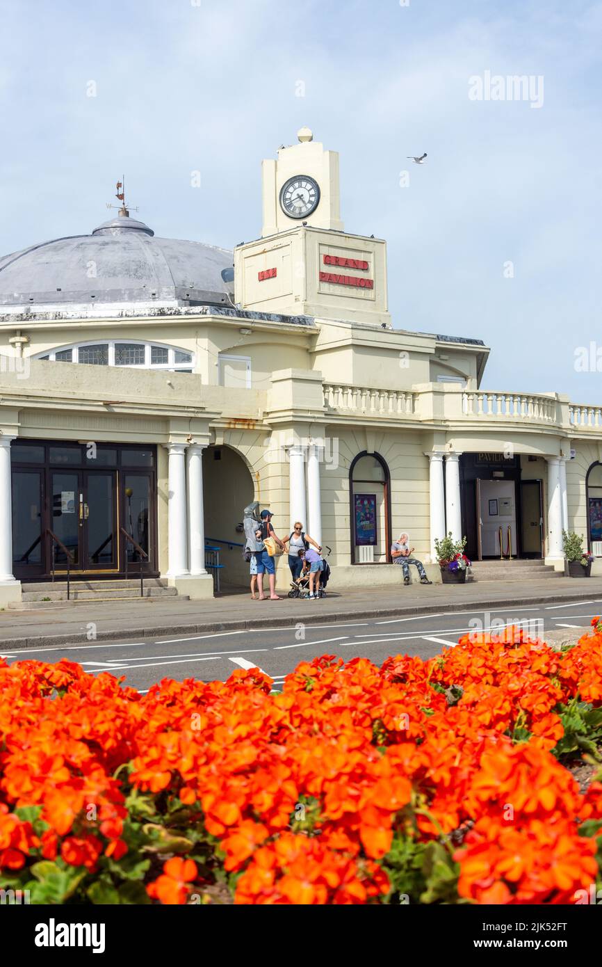 The Grand Pavilion, Esplanade, Porthcawl, Bridgend County Borough (Pen-y-bont), Galles (Cymru), Regno Unito Foto Stock