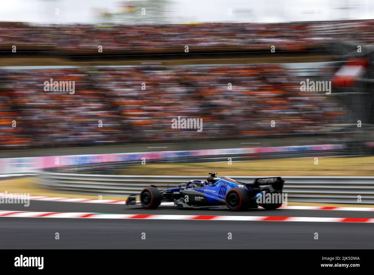 23 ALBON Alexander (tha), Williams Racing FW44, in azione durante la Formula 1 Aramco Magyar Nagydij 2022, Gran Premio d'Ungheria 2022, 12th round del Campionato Mondiale di Formula uno FIA 2022 dal 28 al 31 luglio 2022 sull'Hungaroring, a Mogyorod, Ungheria - Foto: DPPI/DPPI/LiveMedia Foto Stock
