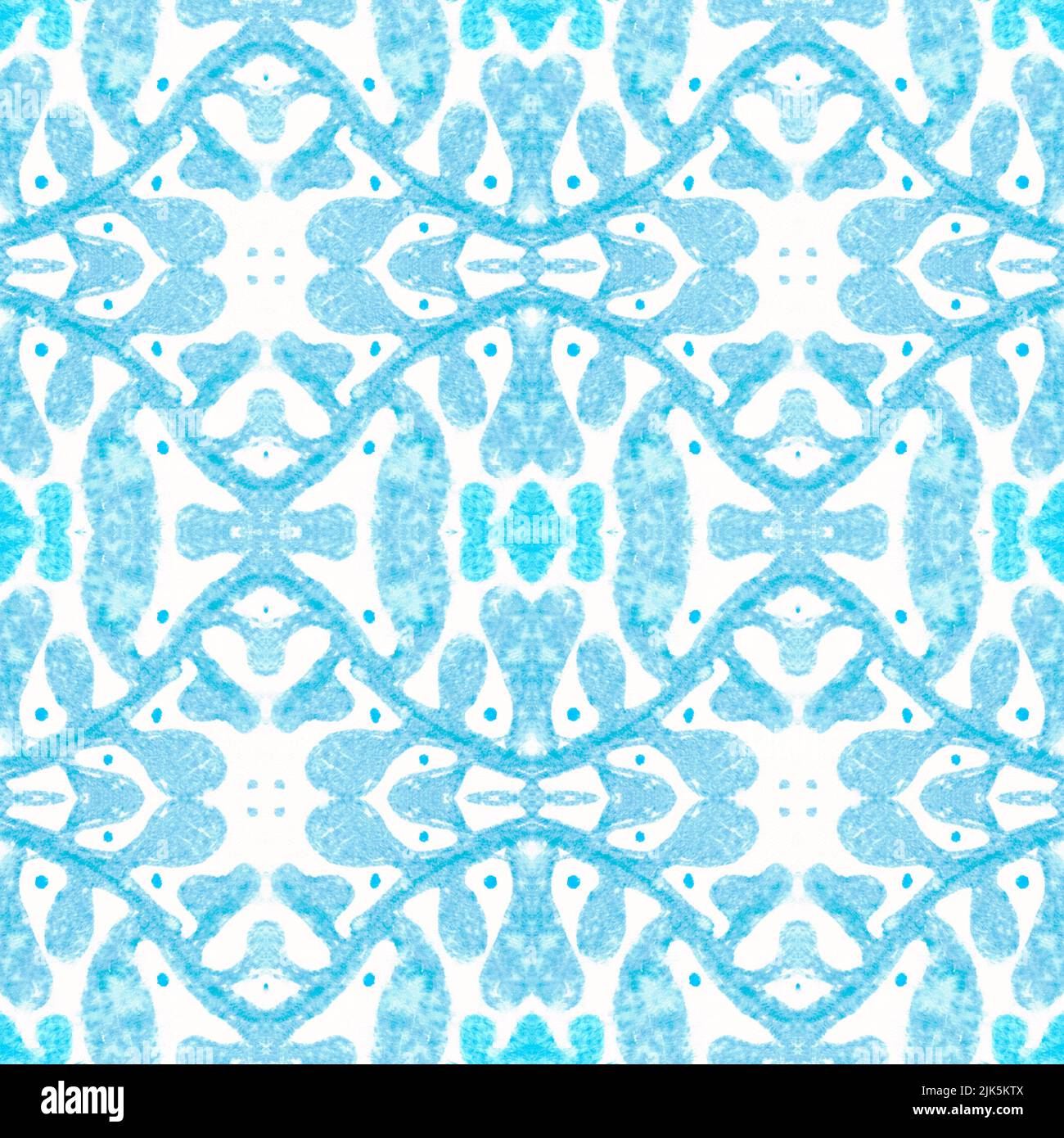 Piastrelle di design spagnolo. Damasco piano orientale. Texture mosaico in talavera d'epoca o azulejo. Modello spagnolo. Ceramica italiana senza cuciture. Retro maiolica orna Foto Stock