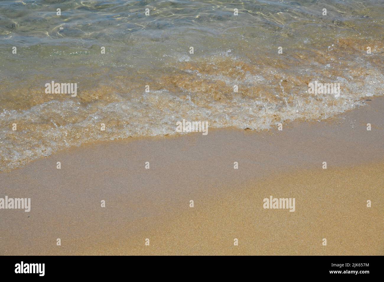 Sanbdbeach, Castellabate Foto Stock
