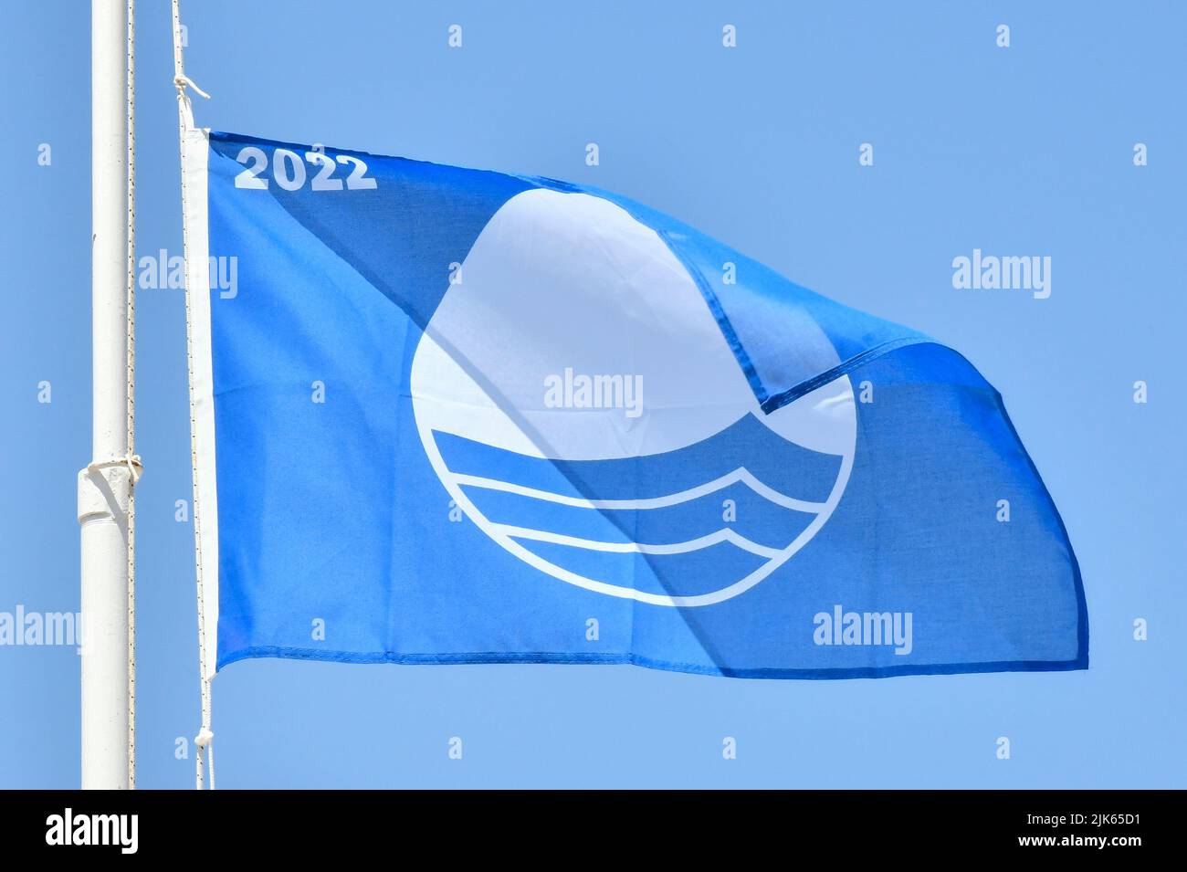 Bandiera blu, Castellabate Foto Stock