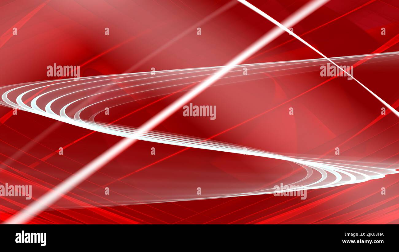 Hintergrund abstrakt 8K rot hellrot dunkelrot schwarz, weiß, Strahl, Spirale, laser, Nebel, Verlauf Foto Stock