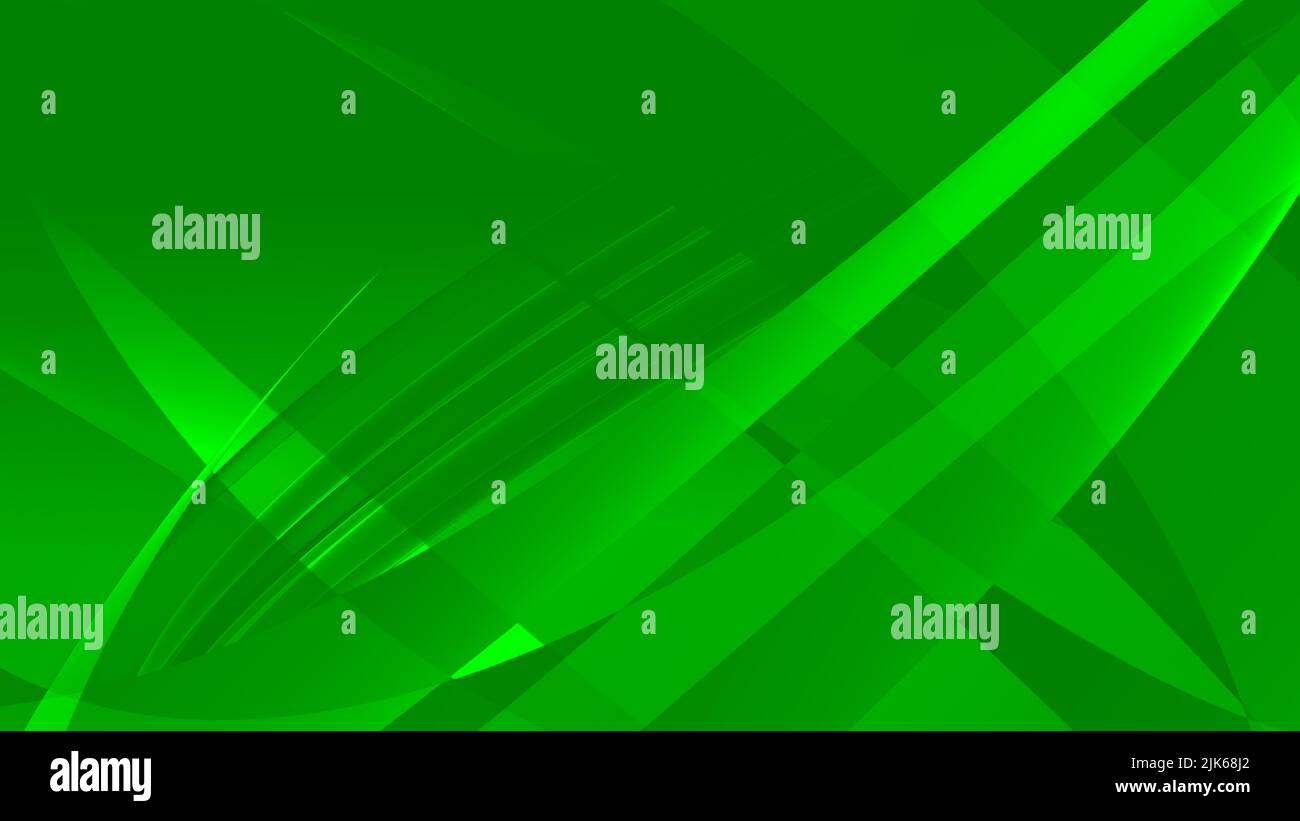 Hintergrund abstrakt 8K grün hellgrün, dunkelgrün, schwarz, weiß, Wellen Linien Kurven Verlauf Foto Stock