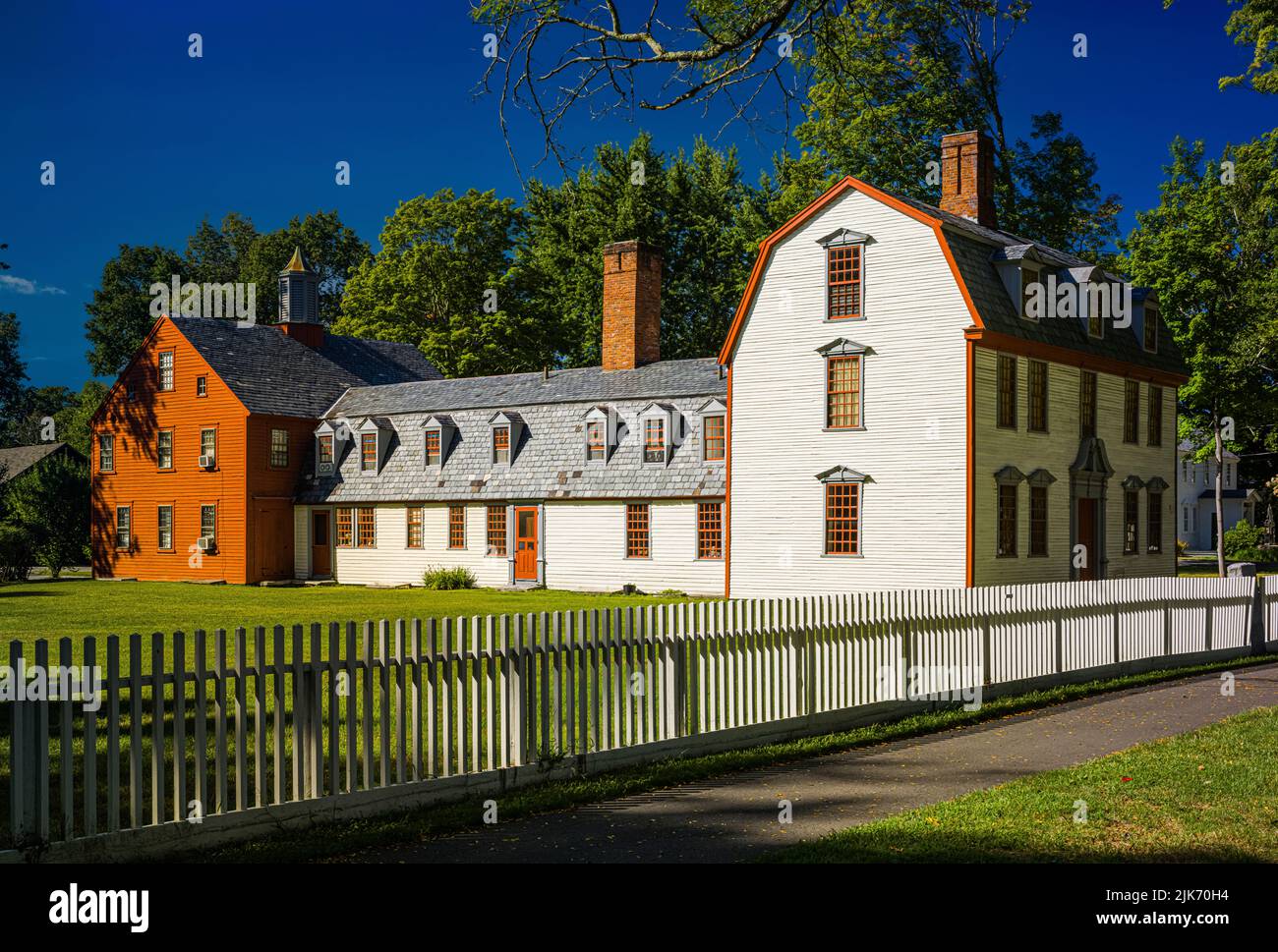 Dwiight House Old Deerfield Historic District   Deerfield, Massachusetts, Stati Uniti Foto Stock
