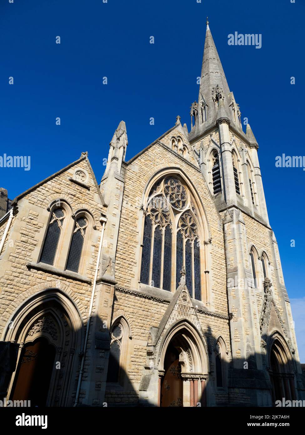 Wesley Memorial Church si trova a New Inn Hall Street, nel centro di Oxford, Inghilterra. John e Charles Wesley studiarono a Oxford, e la congregazione lo fu Foto Stock