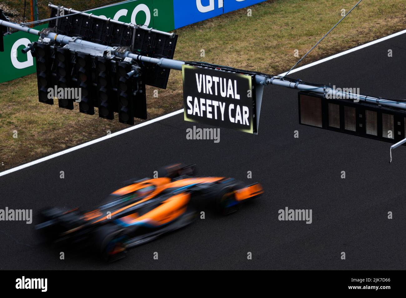 Budapest, Ungheria. 31st luglio 2022. Virtual Safety Car, Gran Premio d'Ungheria F1 all'Hungaroring il 31 luglio 2022 a Budapest, Ungheria. (Foto di ALTO DUE) credito: dpa/Alamy Live News Foto Stock