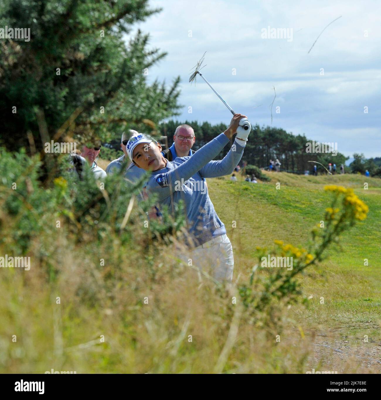 Ayrshire, Regno Unito. 31st luglio 2022. Open golf femminile scozzese. Ultimo giorno, 31/07/22. Dundonald Links, Ayrshire. Credit: CDG/Alamy Live News Foto Stock