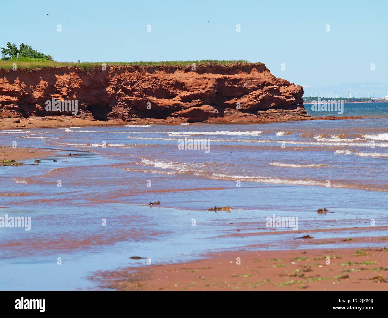 Kildare Cliffs, PEI Foto Stock