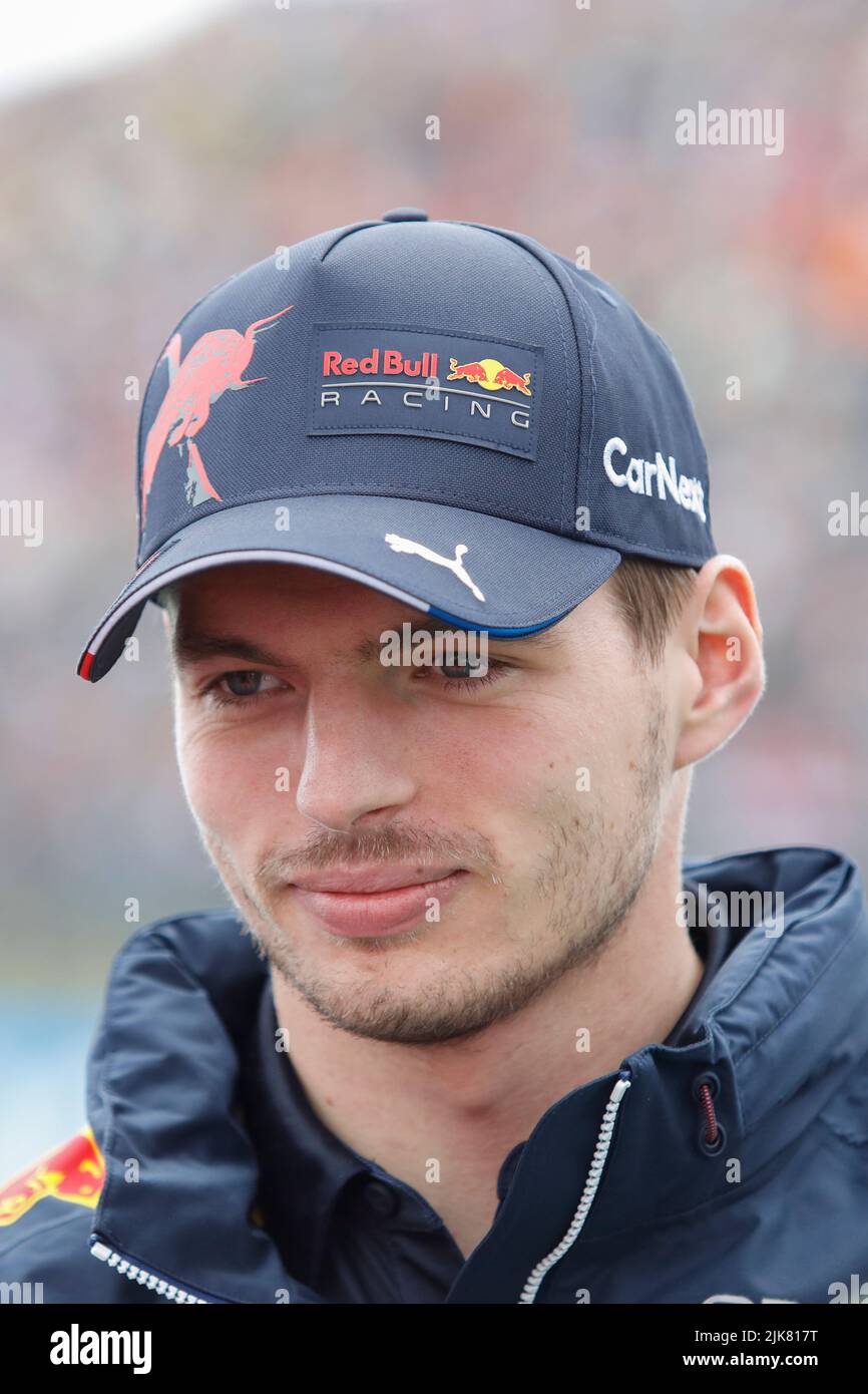 Mogyorod, Ungheria. Luglio 31th 2022. Formula 1 Gran Premio d'Ungheria a Hungaroring, Ungheria. Foto: Max Verstappen (NLD) della Red Bull Racing © Piotr Zajac/Alamy Live News Foto Stock