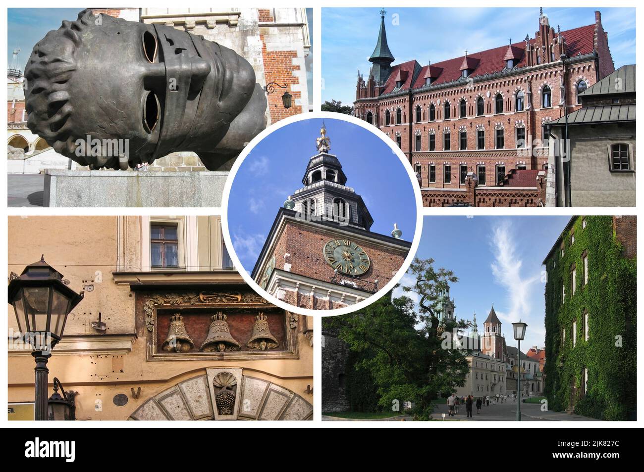 Cracovia in Polonia è una delle città più antiche del paese. Ex residenza dei re, è considerata la capitale della cultura polacca Foto Stock