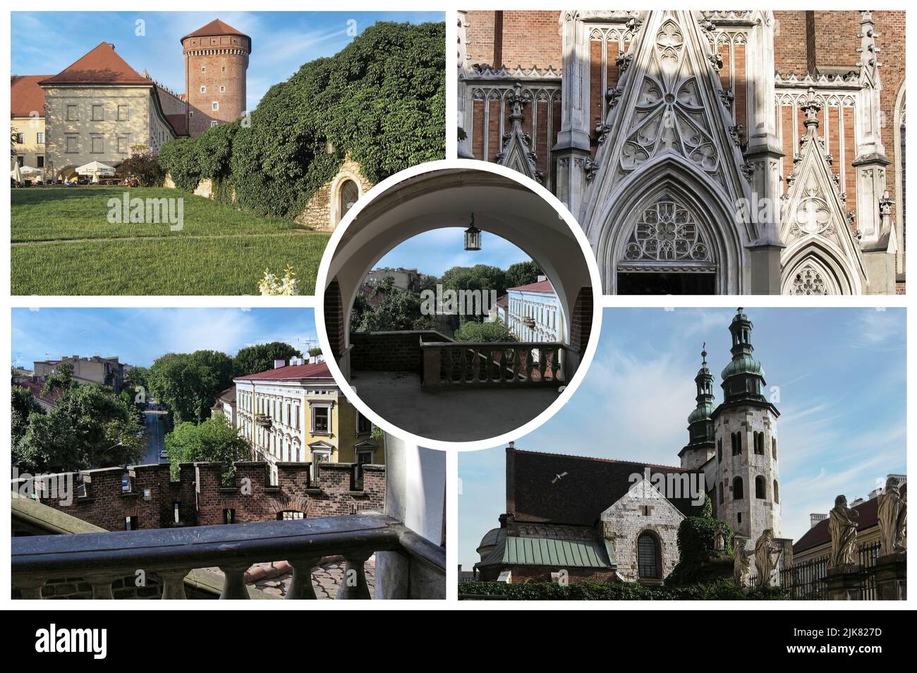 Cracovia in Polonia è una delle città più antiche del paese. Ex residenza dei re, è considerata la capitale della cultura polacca Foto Stock