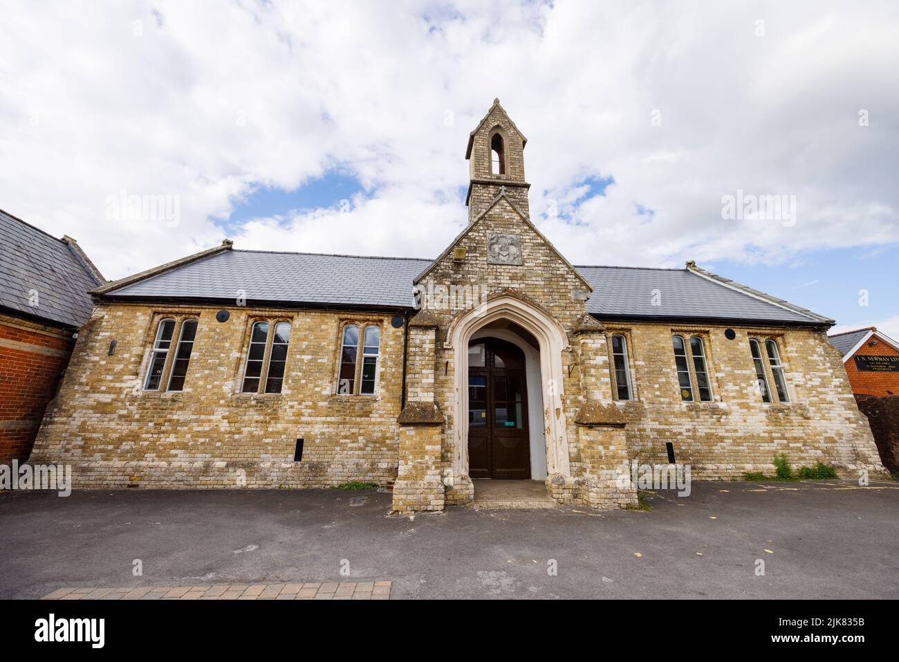 Avonway Community Center, una scuola che risale al 1834 a Shaftesbury Street, Fordingbridge, un piccolo villaggio nella New Forest, Hampshire Foto Stock