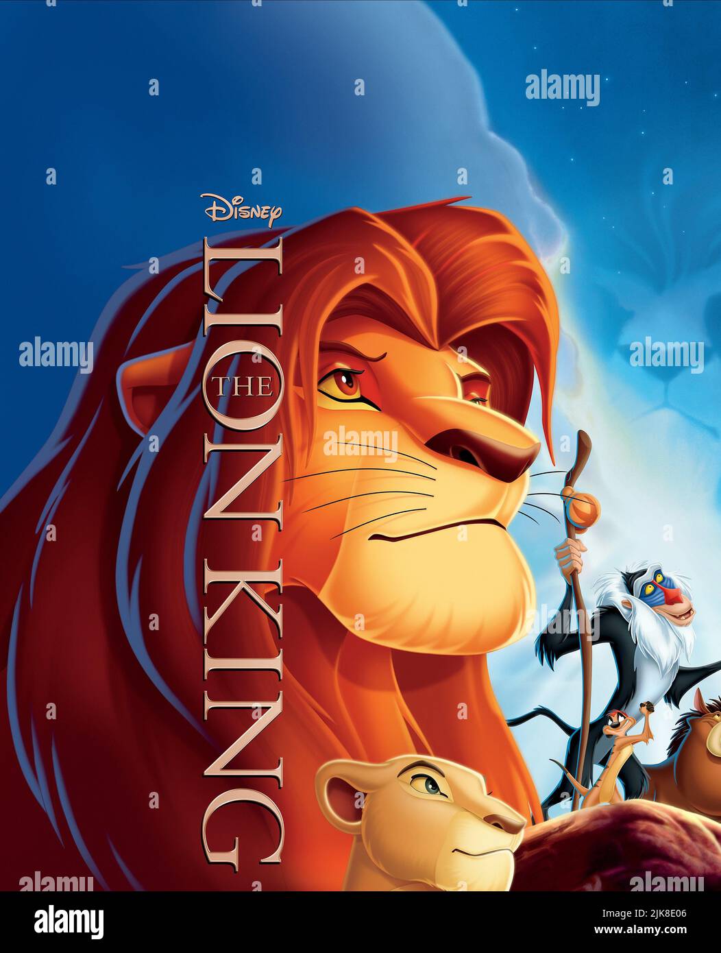 Nala, Simba, Rafiki, Timon & Pumbaa Film il Re Leone (USA 1994) regista: Roger Allers & Rob Minkoff 06 maggio 1994 **AVVERTIMENTO** questa fotografia è ad uso esclusivamente editoriale ed è copyright delle IMMAGINI DELLA WALT DISNEY e/o del fotografo assegnato dalla Film o Production Company e può essere riprodotta solo da pubblicazioni in concomitanza con la promozione del suddetto Film. È richiesto un credito obbligatorio per LE FOTO DI WALT DISNEY. Il fotografo deve essere accreditato anche se conosciuto. Nessun uso commerciale può essere concesso senza l'autorizzazione scritta di The Film Company. Foto Stock