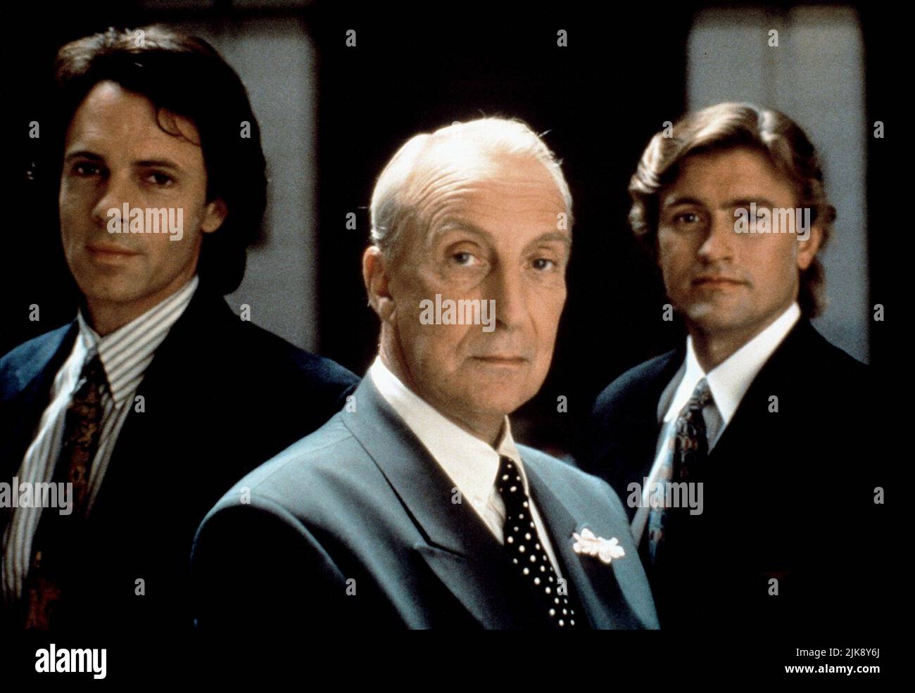 Rick Springfield, Ian Richardson & Geordie Johnson Film A Change of Place (1990) personaggi: Philip, Henri Chambertin & Jacques regista: John Cameron Mitchell 09 ottobre 1994 **WARNING** questa fotografia è solo per uso editoriale ed è copyright della TMA e/o del fotografo assegnato dalla Film or Production Company e può essere riprodotta solo da pubblicazioni in concomitanza con la promozione del suddetto Film. È richiesto un credito obbligatorio a TMA. Il fotografo deve essere accreditato anche se conosciuto. Nessun uso commerciale può essere concesso senza l'autorizzazione scritta di The Film Company. Foto Stock