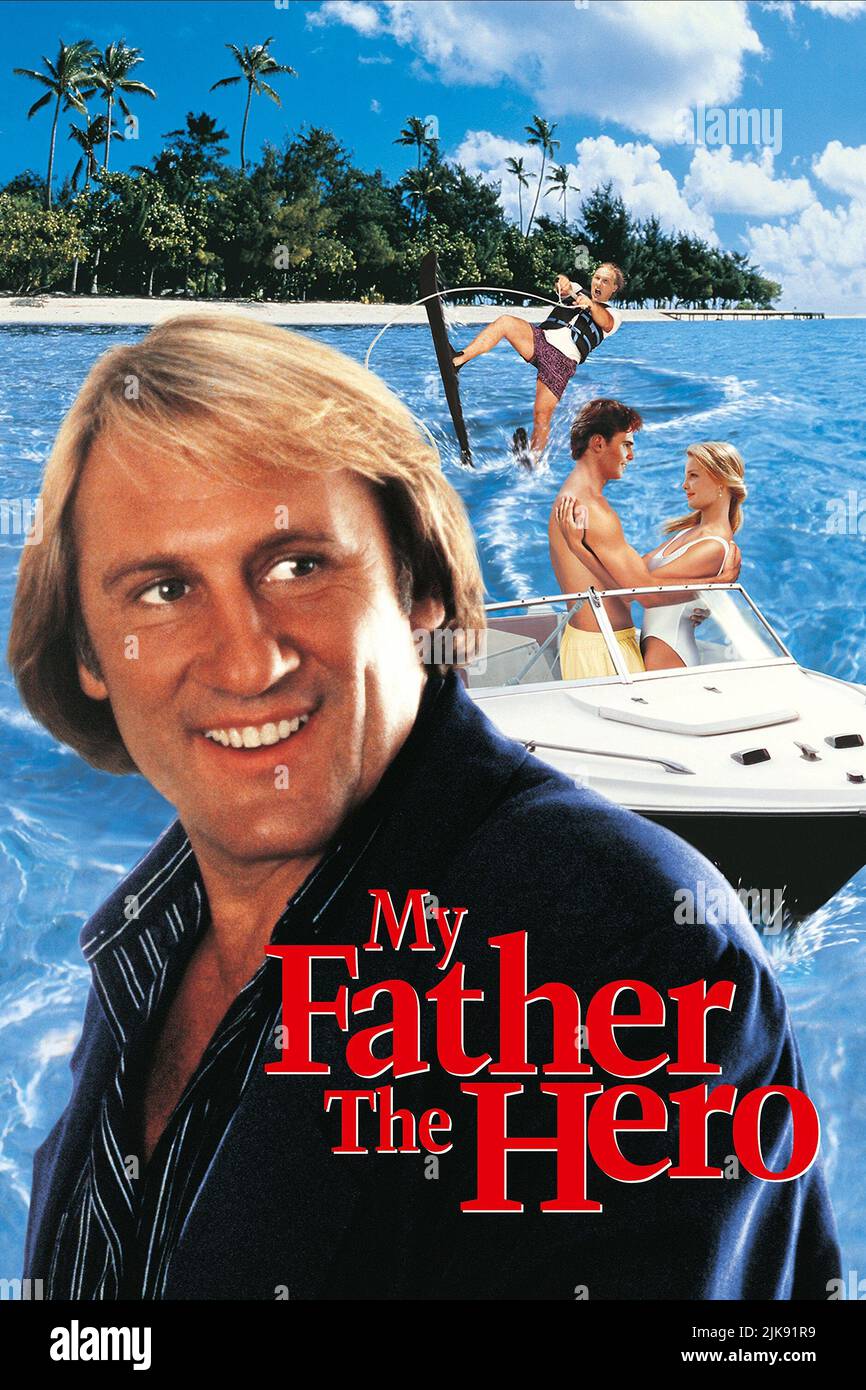 Movie poster Film My Father the Hero (1993) regista: Steve Miner 04 febbraio 1994 **ATTENZIONE** questa fotografia è ad uso esclusivamente editoriale ed è copyright di TOUCHSTONE e/o del fotografo assegnato dalla Film o Production Company e può essere riprodotta solo da pubblicazioni in concomitanza con la promozione del suddetto Film. È richiesto un credito obbligatorio a TOUCHSTONE. Il fotografo deve essere accreditato anche se conosciuto. Nessun uso commerciale può essere concesso senza l'autorizzazione scritta di The Film Company. Foto Stock