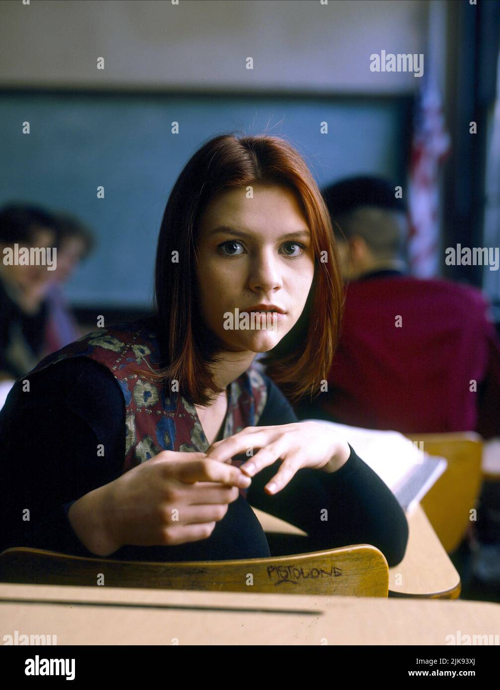 Claire Danes Television: My so-Called Life (1994) Characters: Angela Chase 25 August 1994 **WARNING** questa fotografia è ad uso esclusivamente editoriale ed è copyright di STUDIOCANAL e/o del fotografo assegnato dalla Film o Production Company e può essere riprodotta solo da pubblicazioni in concomitanza con la promozione del suddetto Film. È richiesto un credito obbligatorio a STUDIOCANAL. Il fotografo deve essere accreditato anche se conosciuto. Nessun uso commerciale può essere concesso senza l'autorizzazione scritta di The Film Company. Foto Stock