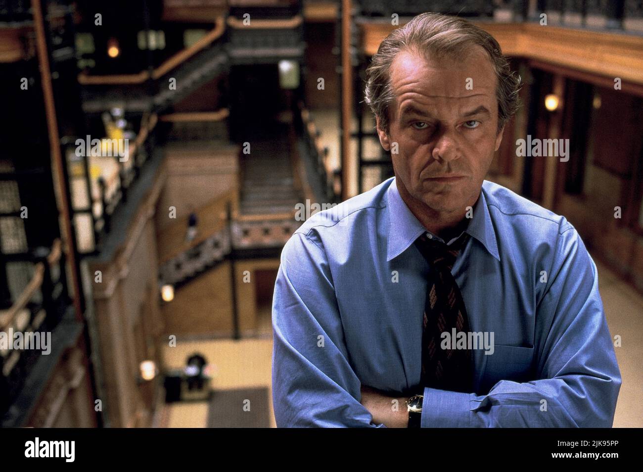 Jack Nicholson Film: Wolf (USA 1994) personaggi: Will Randall regista: Mike Nichols 17 Giugno 1994 **ATTENZIONE** questa foto è solo per uso editoriale ed è il copyright delle IMMAGINI COLUMBIA e/o del fotografo assegnato dalla Film o dalla Production Company e può essere riprodotto solo da pubblicazioni in concomitanza con la promozione del suddetto Film. È richiesto un credito obbligatorio per LE IMMAGINI COLUMBIA. Il fotografo deve essere accreditato anche quando è noto. Nessun uso commerciale può essere concesso senza l'autorizzazione scritta della Film Company. Foto Stock