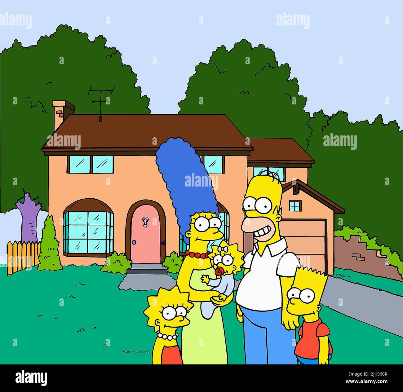 Lisa, Marge, Maggie, Homer & Bart Television: The Simpsons : Season 3 (TV-serie) USA 1989-, 19 settembre 1991 **WARNING** questa fotografia è ad uso editoriale ed è copyright della 20TH CENTURY FOX TELEVISION e/o del fotografo assegnato dalla Film o Production Company e può essere riprodotta solo da pubblicazioni in concomitanza con la promozione del suddetto Film. E' richiesto un credito obbligatorio alla 20TH CENTURY FOX TELEVISION. Il fotografo deve essere accreditato anche se conosciuto. Nessun uso commerciale può essere concesso senza l'autorizzazione scritta di The Film Company. Foto Stock