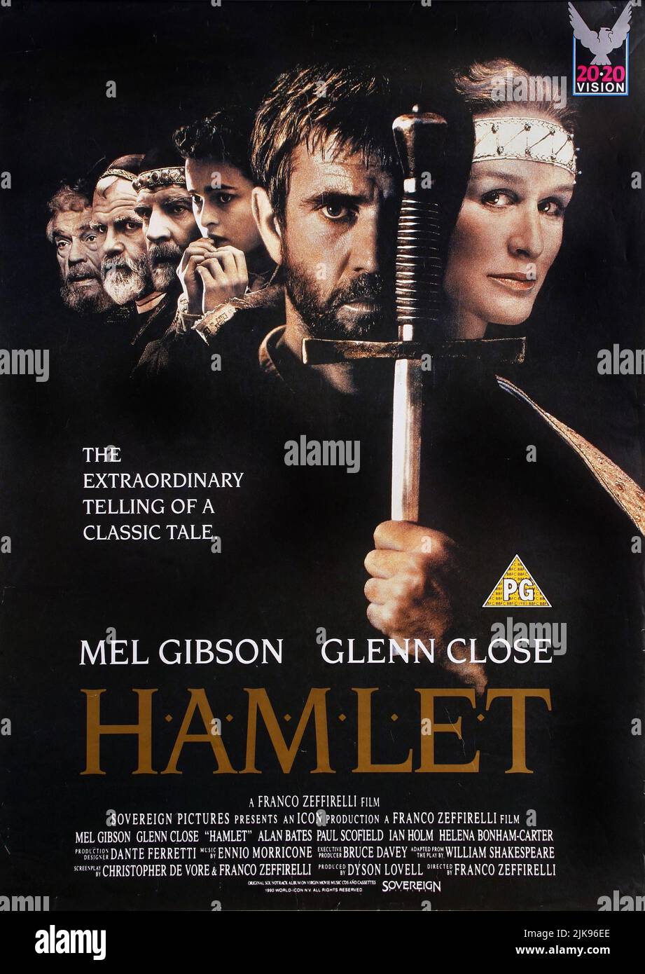Paul Scofield Ian Holm Alan Bates Helena Bonham Carter Mel Gibson Glenn Close Poster Film