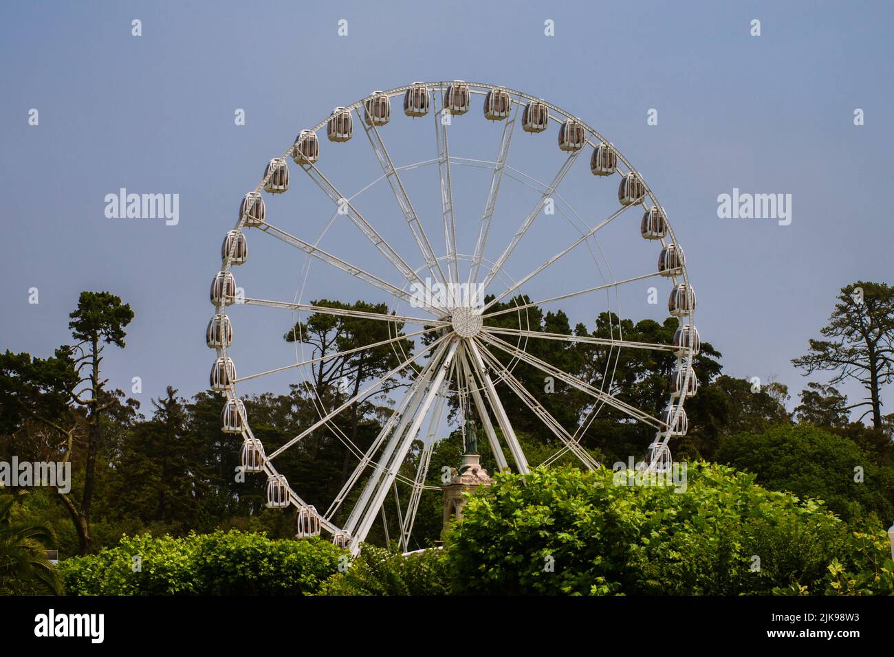 Ruota panoramica nel Golden Gate Park, San Francisco, California, Stati Uniti Foto Stock