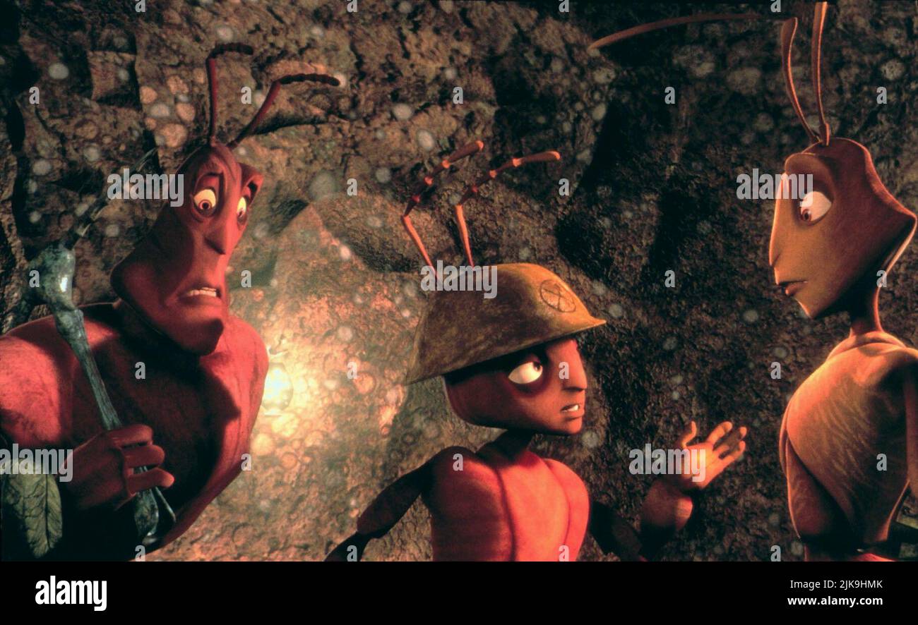 Weaver & Z Film: Antz (1998) personaggi: Weaver & Z Director: Eric Darnell & Tim Johnson 19 Settembre 1998 **AVVISO** questa fotografia è solo per uso editoriale ed è copyright di DREAMWORKS e/o del fotografo assegnato dalla Film o dalla Production Company e può essere riprodotta solo da pubblicazioni in concomitanza con la promozione del suddetto Film. È richiesto un credito obbligatorio per DREAMWORKS. Il fotografo deve essere accreditato anche quando è noto. Nessun uso commerciale può essere concesso senza l'autorizzazione scritta della Film Company. Foto Stock