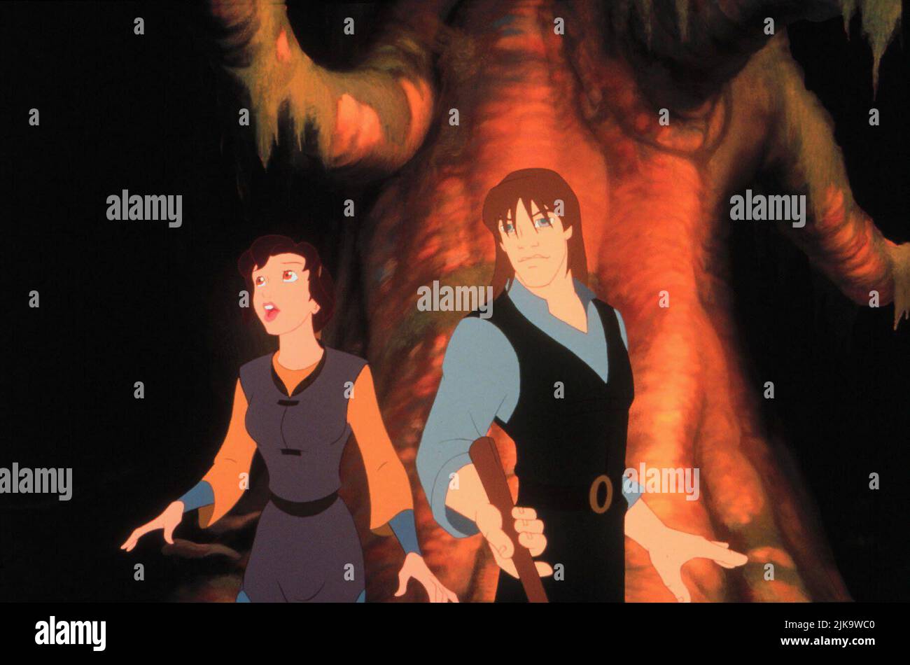 Kayley & Garrett Film: The Magic Sword: Quest for Camelot (1998) regista: Frederik Du Chau 15 maggio 1998 **AVVISO** questa fotografia è solo per uso editoriale ed è copyright di WARNER BROS e/o del fotografo assegnato dalla Film o dalla Production Company e può essere riprodotta solo da pubblicazioni in concomitanza con la promozione del suddetto Film. È richiesto un credito obbligatorio per WARNER BROS. Il fotografo deve essere accreditato anche quando è noto. Nessun uso commerciale può essere concesso senza l'autorizzazione scritta della Film Company. Foto Stock